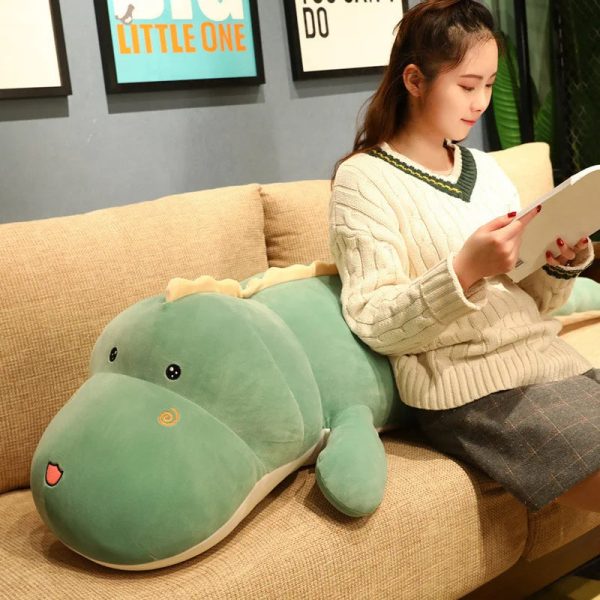 80cm Dinosaur Plush – Soft Cartoon Crocodile Pillow for Kids 80cm Dinosaur Plush – Soft Cartoon Crocodile Pillow for Kids