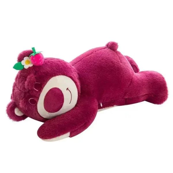 80cm Sleeping Strawberry Bear Plush Pillow 80cm Sleeping Strawberry Bear Plush Pillow