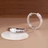 925 Sterling Silver Round Zircon Stud Earrings 925 Sterling Silver Round Zircon Stud Earrings