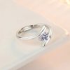 925 Sterling Silver Zircon Statement Ring 925 Sterling Silver Zircon Statement Ring