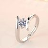 925 Sterling Silver Zircon Statement Ring 925 Sterling Silver Zircon Statement Ring