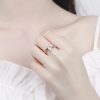 925 Sterling Silver Zircon Statement Ring 925 Sterling Silver Zircon Statement Ring