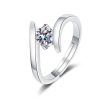 925 Sterling Silver Zircon Statement Ring 925 Sterling Silver Zircon Statement Ring