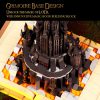 966PCS Black Tower Magic Book Building Blocks 966PCS Black Tower Magic Book Building Blocks