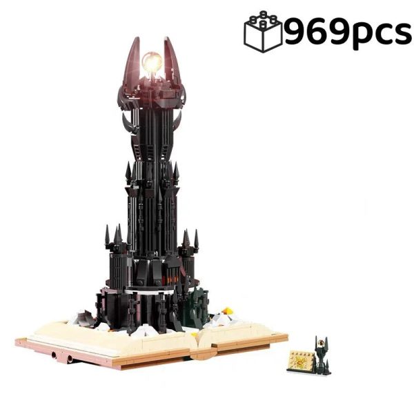 966PCS Black Tower Magic Book Building Blocks 966PCS Black Tower Magic Book Building Blocks