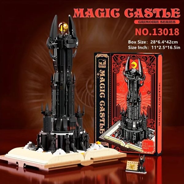 966PCS Black Tower Magic Book Building Blocks 966PCS Black Tower Magic Book Building Blocks