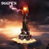 966PCS Black Tower Magic Book Building Blocks 966PCS Black Tower Magic Book Building Blocks