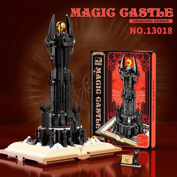 966PCS Black Tower Magic Book Building Blocks 966PCS Black Tower Magic Book Building Blocks