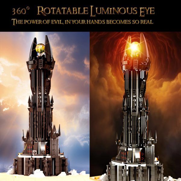 966PCS Black Tower Magic Book Building Blocks 966PCS Black Tower Magic Book Building Blocks