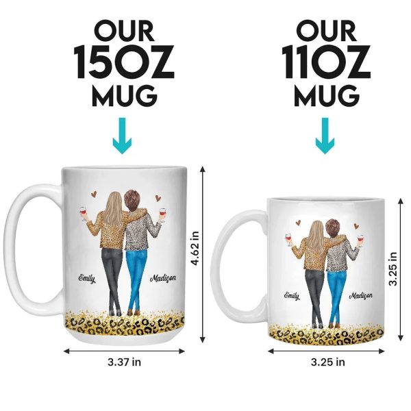 A Best Friend Is A Sister By Choice - Bestie Personalized Custom Mug - Gift For Best Friends, BFF, Sisters A Best Friend Is A Sister By Choice - Bestie Personalized Custom Mug - Gift For Best Friends, BFF, Sisters