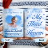 A Big Piece Of My Heart Lives In Heaven With Clouds And Hearts - Personalized Custom Coffee Mug - HME152_MG A Big Piece Of My Heart Lives In Heaven With Clouds And Hearts - Personalized Custom Coffee Mug - HME152_MG