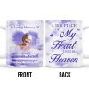 A Big Piece Of My Heart Lives In Heaven With Clouds And Hearts - Personalized Custom Coffee Mug - HME152_MG A Big Piece Of My Heart Lives In Heaven With Clouds And Hearts - Personalized Custom Coffee Mug - HME152_MG