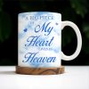 A Big Piece Of My Heart Lives In Heaven With Clouds And Hearts - Personalized Custom Coffee Mug - HME152_MG A Big Piece Of My Heart Lives In Heaven With Clouds And Hearts - Personalized Custom Coffee Mug - HME152_MG