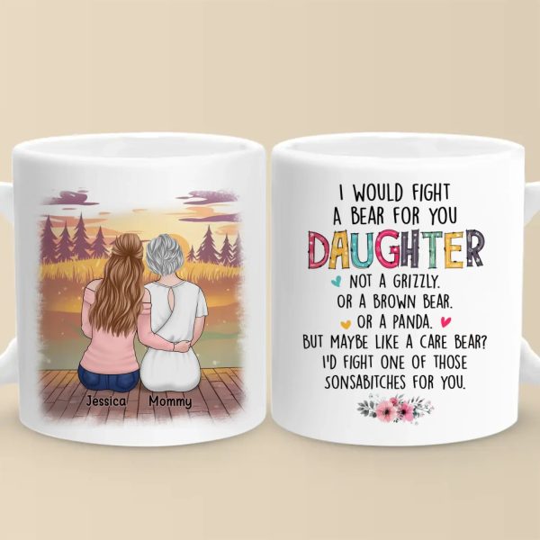 A Bond Built On Laughter, Love - Family Personalized Custom Mug - Gift For Mom, Daughter A Bond Built On Laughter, Love - Family Personalized Custom Mug - Gift For Mom, Daughter
