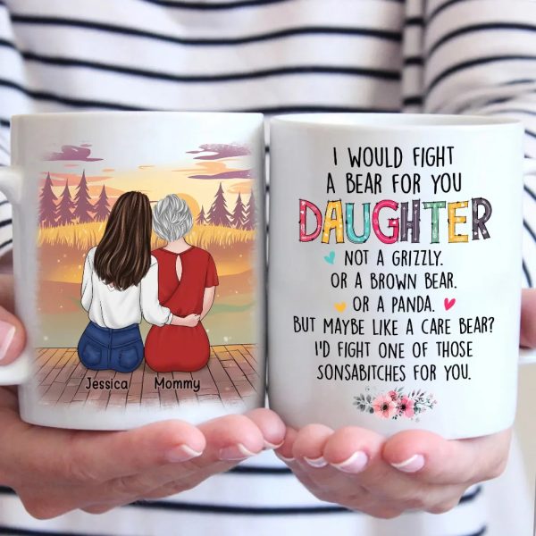 A Bond Built On Laughter, Love - Family Personalized Custom Mug - Gift For Mom, Daughter A Bond Built On Laughter, Love - Family Personalized Custom Mug - Gift For Mom, Daughter