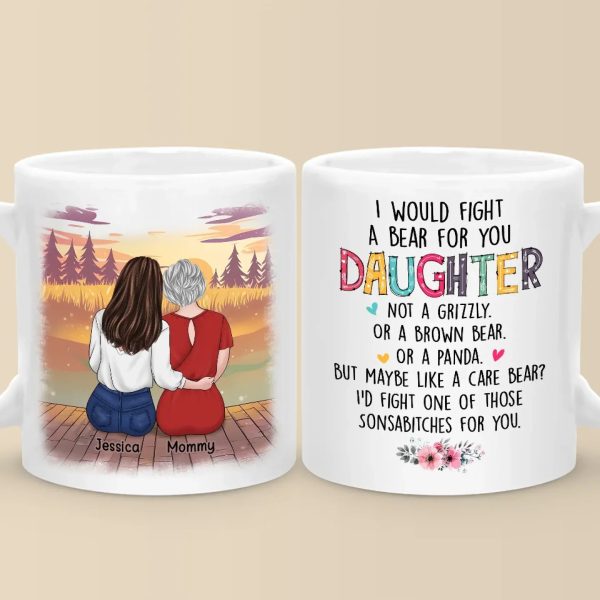 A Bond Built On Laughter, Love - Family Personalized Custom Mug - Gift For Mom, Daughter A Bond Built On Laughter, Love - Family Personalized Custom Mug - Gift For Mom, Daughter