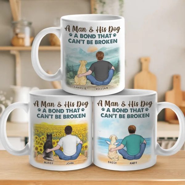 A Bond That Can't Be Broken - Dog Personalized Custom Mug - Gift For Pet Owners, Pet Lovers A Bond That Can't Be Broken - Dog Personalized Custom Mug - Gift For Pet Owners, Pet Lovers