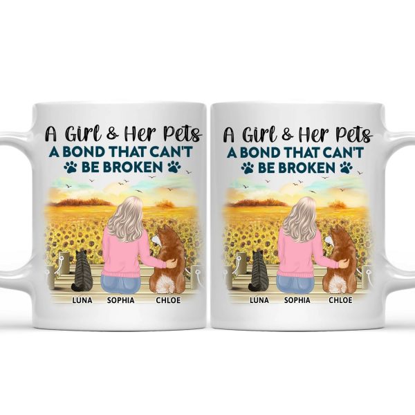 A Bond That Can't Be Broken - Gift For Cat Lovers, Dog Lovers, Dog Mom, Dog Dad, Cat Mom, Cat Dad - Personalized Mug A Bond That Can't Be Broken - Gift For Cat Lovers, Dog Lovers, Dog Mom, Dog Dad, Cat Mom, Cat Dad - Personalized Mug