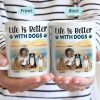 A Bond That Can't Be Broken Cartoon - Gift For Dog Lovers, Dog Mom, Dog Dad - Personalized Mug A Bond That Can't Be Broken Cartoon - Gift For Dog Lovers, Dog Mom, Dog Dad - Personalized Mug