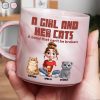 A Bond That Can't Be Broken Cat Mom Cat Dad - Personalized Marble Mug A Bond That Can't Be Broken Cat Mom Cat Dad - Personalized Marble Mug