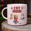 A Bond That Can't Be Broken Cat Mom Cat Dad - Personalized Marble Mug A Bond That Can't Be Broken Cat Mom Cat Dad - Personalized Marble Mug