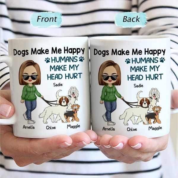 A Bond That Can't Be Broken Walking Dog - Gift For Dog Lovers, Dog Mom, Dog Dad - Personalized Mug A Bond That Can't Be Broken Walking Dog - Gift For Dog Lovers, Dog Mom, Dog Dad - Personalized Mug