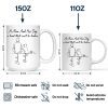 A Bond That Can't Be Broken Woman Man Line Art - Personalized Mug