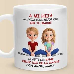 A Bond That Grows - Family Personalized Custom Mug - Mother's Day, Gift For Mom, Daughter