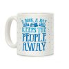 A Book A Day Keeps The People Away Coffee Mug A Book A Day Keeps The People Away Coffee Mug