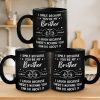 A Brother Is A First Friend - Family Personalized Custom Black Mug - Gift For Family Members A Brother Is A First Friend - Family Personalized Custom Black Mug - Gift For Family Members