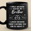 A Brother Is A First Friend - Family Personalized Custom Black Mug - Gift For Family Members A Brother Is A First Friend - Family Personalized Custom Black Mug - Gift For Family Members