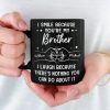 A Brother Is A First Friend - Family Personalized Custom Black Mug - Gift For Family Members A Brother Is A First Friend - Family Personalized Custom Black Mug - Gift For Family Members