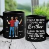 A Brother's Bond Is Unbreakable And Forever - Family Personalized Custom Black Mug - Gift For Family Members A Brother's Bond Is Unbreakable And Forever - Family Personalized Custom Black Mug - Gift For Family Members