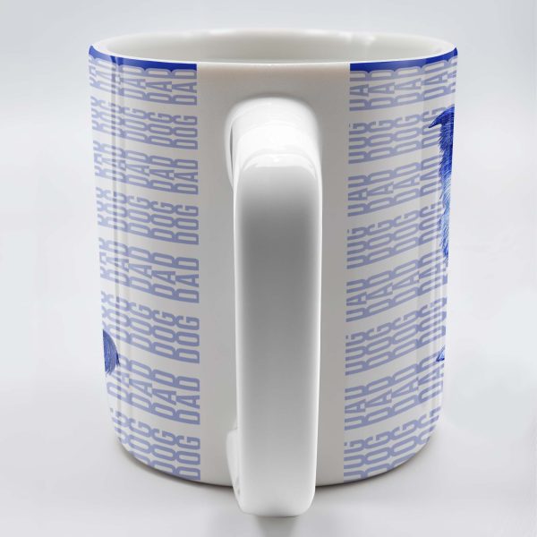 A Connection That Lasts Forever With Dog And Flowers - Personalized Custom Coffee Mug - DOG057_MG A Connection That Lasts Forever With Dog And Flowers - Personalized Custom Coffee Mug - DOG057_MG