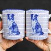 A Connection That Lasts Forever With Dog And Flowers - Personalized Custom Coffee Mug - DOG057_MG A Connection That Lasts Forever With Dog And Flowers - Personalized Custom Coffee Mug - DOG057_MG