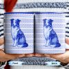 A Connection That Lasts Forever With Dog And Flowers - Personalized Custom Coffee Mug - DOG057_MG A Connection That Lasts Forever With Dog And Flowers - Personalized Custom Coffee Mug - DOG057_MG