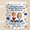 A Daughter Is A Miracle In Disguise - Family Personalized Custom 3D Inflated Effect Printed Mug - Mother's Day, Gift For Mom, Daughter