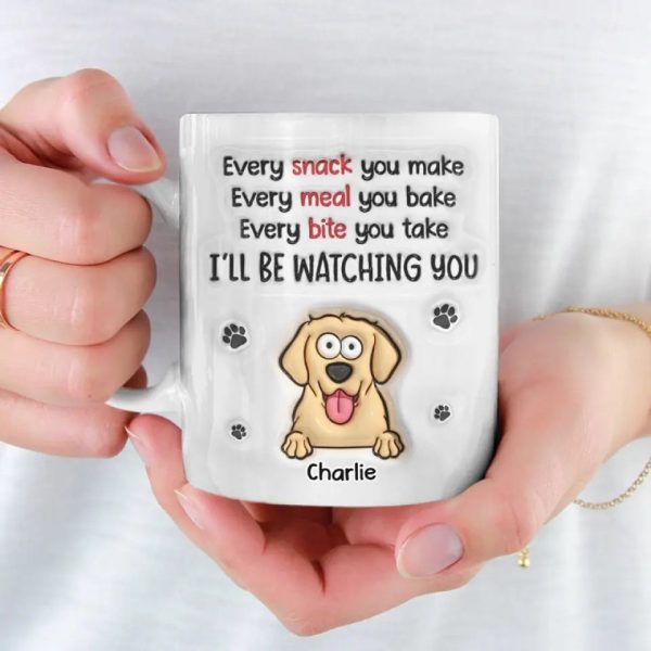 A Dog Will Teach You Unconditional Love - Dog Personalized Custom 3D Inflated Effect Printed Mug - Gift For Pet Owners, Pet Lovers A Dog Will Teach You Unconditional Love - Dog Personalized Custom 3D Inflated Effect Printed Mug - Gift For Pet Owners, Pet Lovers