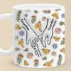 A Family Is A Round Of Love - Family Personalized Custom 3D Inflated Effect Printed Mug - Gift For Family Members