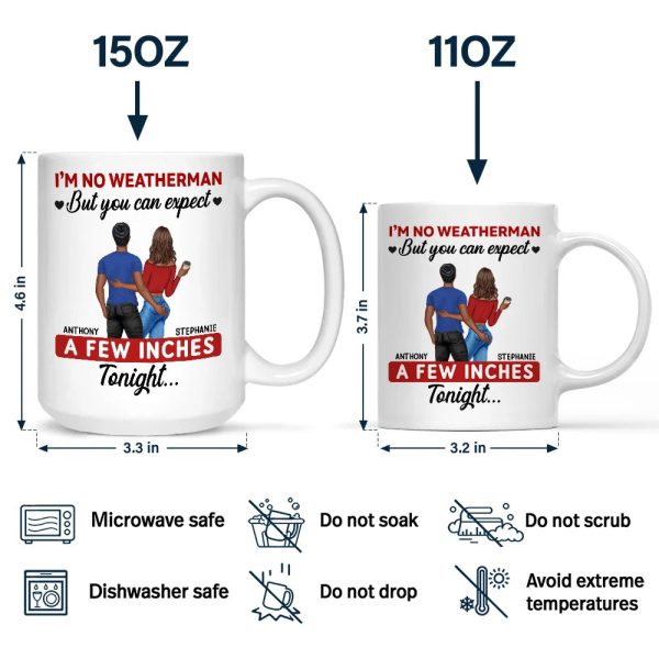 A Few Inches Tonight - Personalized Mug