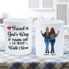 A Friend Is God's Way Besties Best Friend Gift Cup, Friendship Personalized Mug A Friend Is God's Way Besties Best Friend Gift Cup, Friendship Personalized Mug