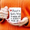 A Friend Is God's Way Of Making Sure We Never Walk Alone Mug With Rose And Pansy - Personalized Custom Coffee Mug - BST140_MG A Friend Is God's Way Of Making Sure We Never Walk Alone Mug With Rose And Pansy - Personalized Custom Coffee Mug - BST140_MG