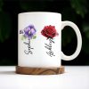 A Friend Is God's Way Of Making Sure We Never Walk Alone Mug With Rose And Pansy - Personalized Custom Coffee Mug - BST140_MG A Friend Is God's Way Of Making Sure We Never Walk Alone Mug With Rose And Pansy - Personalized Custom Coffee Mug - BST140_MG