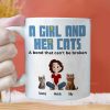 A Girl And Her Cats Cartoon Pet - Personalized Mug - Gift for Pet Owners, Pet Lovers, Cat Mom | CLP15 NH96 A Girl And Her Cats Cartoon Pet - Personalized Mug - Gift for Pet Owners, Pet Lovers, Cat Mom | CLP15 NH96