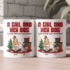 A Girl And Her Dog - Xmas Version - Personalized Mug A Girl And Her Dog - Xmas Version - Personalized Mug