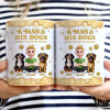 A Girl And Her Dog A Bond Can't Be Broken Gold Effect - Personalized White Edge-to-Edge Mug A Girl And Her Dog A Bond Can't Be Broken Gold Effect - Personalized White Edge-to-Edge Mug