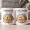A Girl And Her Dog A Bond That Can't Be Broken Cartoon Style - Personalized Photo Mug A Girl And Her Dog A Bond That Can't Be Broken Cartoon Style - Personalized Photo Mug