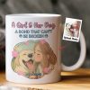 A Girl And Her Dog A Bond That Can't Be Broken Cartoon Style - Personalized Photo Mug A Girl And Her Dog A Bond That Can't Be Broken Cartoon Style - Personalized Photo Mug