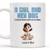 A Girl And Her Dog, A Bond That Can't Be Broken Mug - Personalized Custom Coffee Mug - PET100_MG A Girl And Her Dog, A Bond That Can't Be Broken Mug - Personalized Custom Coffee Mug - PET100_MG