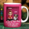 A Girl And Her Dog A Bond That Can't Be Broken Toy Box - Personalized White Edge-to-Edge Mug A Girl And Her Dog A Bond That Can't Be Broken Toy Box - Personalized White Edge-to-Edge Mug